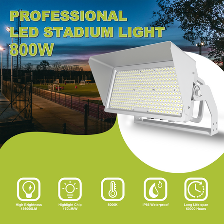 Professional LED Stadium Light 800W