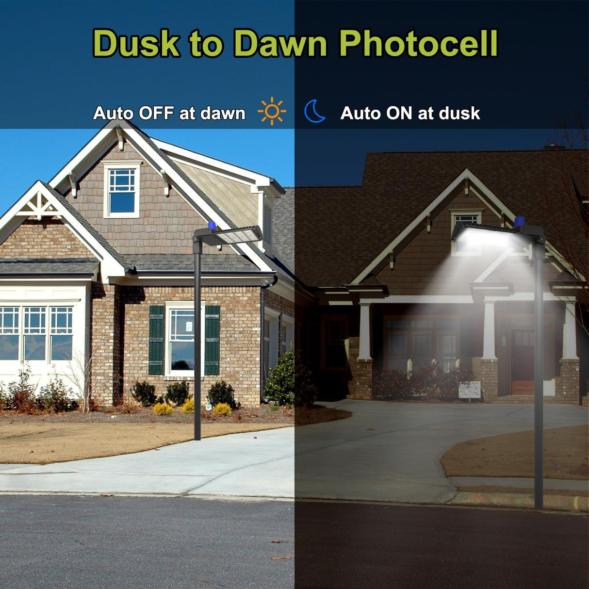 LED Area Light Dusk to Dawn Photocell