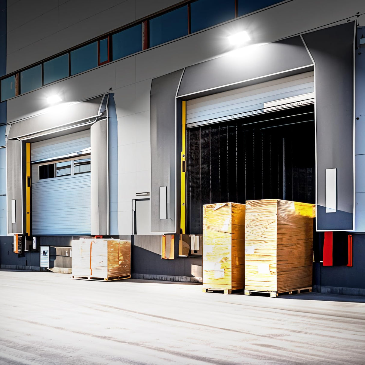 Warehouse wall lights