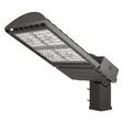 A Hylele 300W LED parking lot light with a bronze finish, showing the LED modules and the reflector.