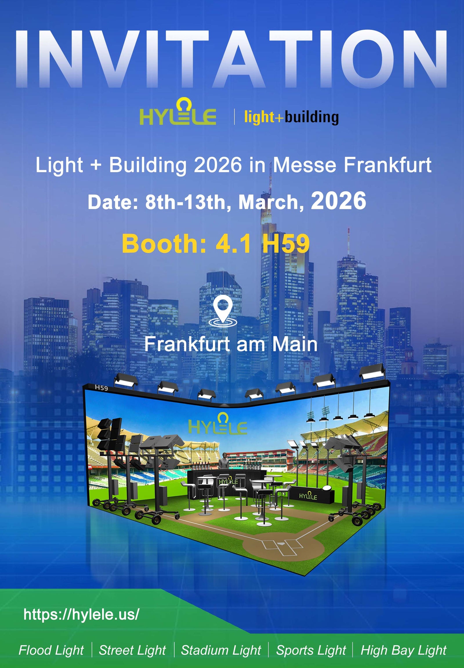 Hylele @ Frankfurt 2026 | Professional Lighting Solutions for Global Projects