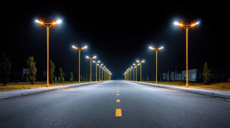 160lm/W: High energy efficiency of LED streetlights