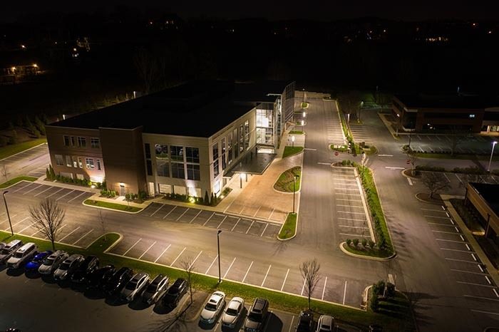 What are the basic requirements for parking lot lighting？