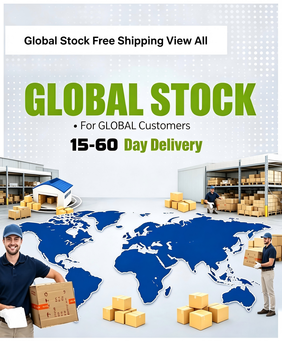 GLOBAL STOCK – Fast Shipping 15–60 Days