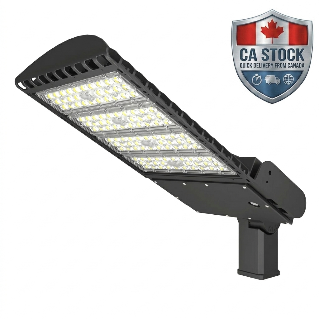 Hylele®  400W LED Parking Lot Light – Replace 1000W Metal Halide – DLC Listed Canada